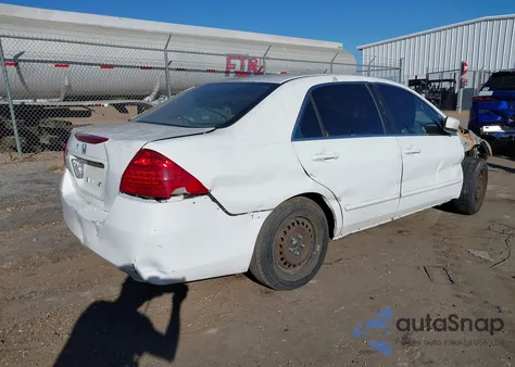 2007 Honda Accord 2.4 Lx from USA, damaged, VIN 1HGCM56447A001182